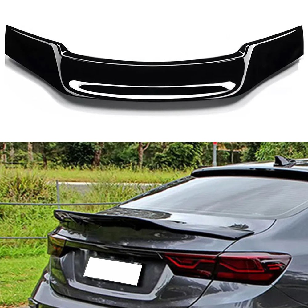 Duckbill Rear Trunk Spoiler Wing Lip Fits For Kia Forte K3 Gloss Black 2019-2023