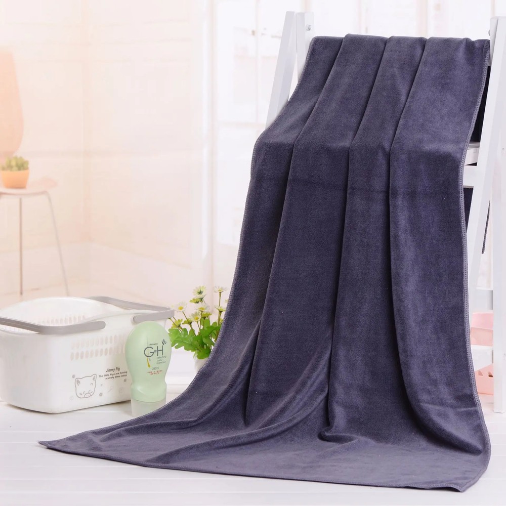 Soft Thick Microfiber Towel for Hair Bath Car Cleaning Sports