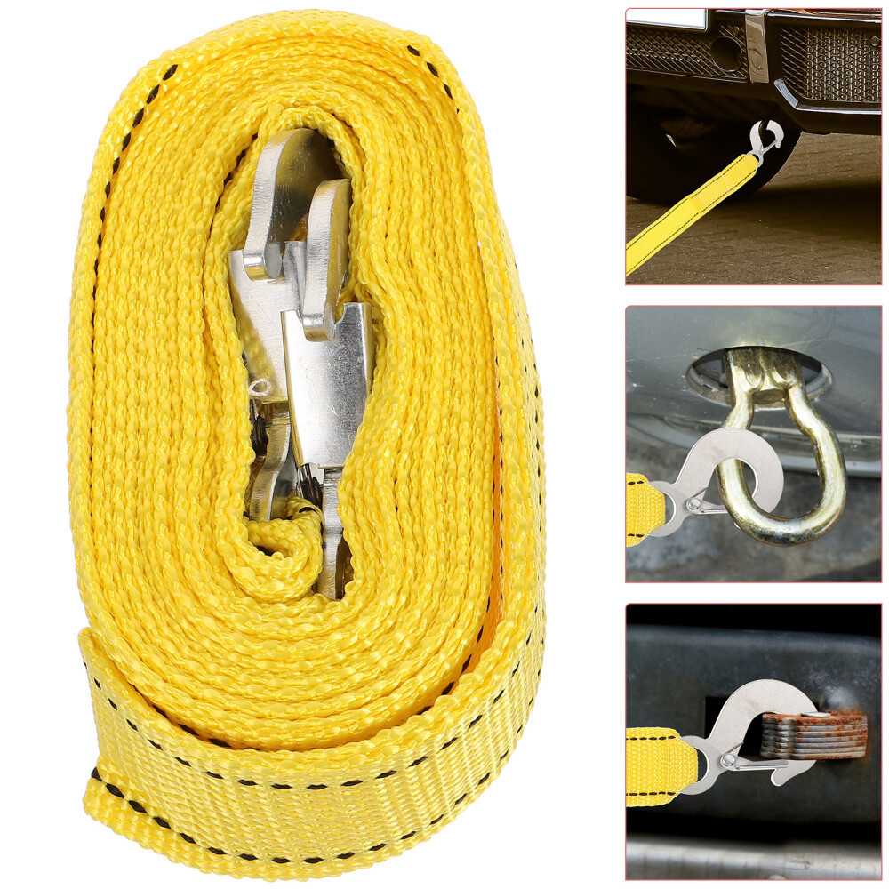 Heavy-Duty Nylon Tow Strap for Car Truck Emergency Recovery Rope