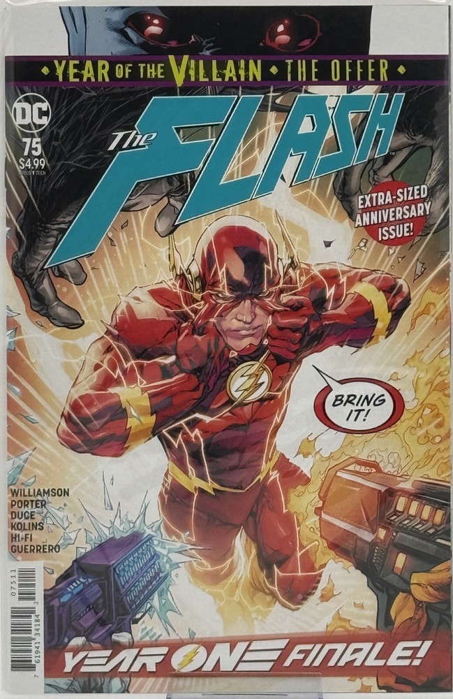 The Flash 75 DC Comics YEAR OF THE VILLAIN Finale Anniversary Issue