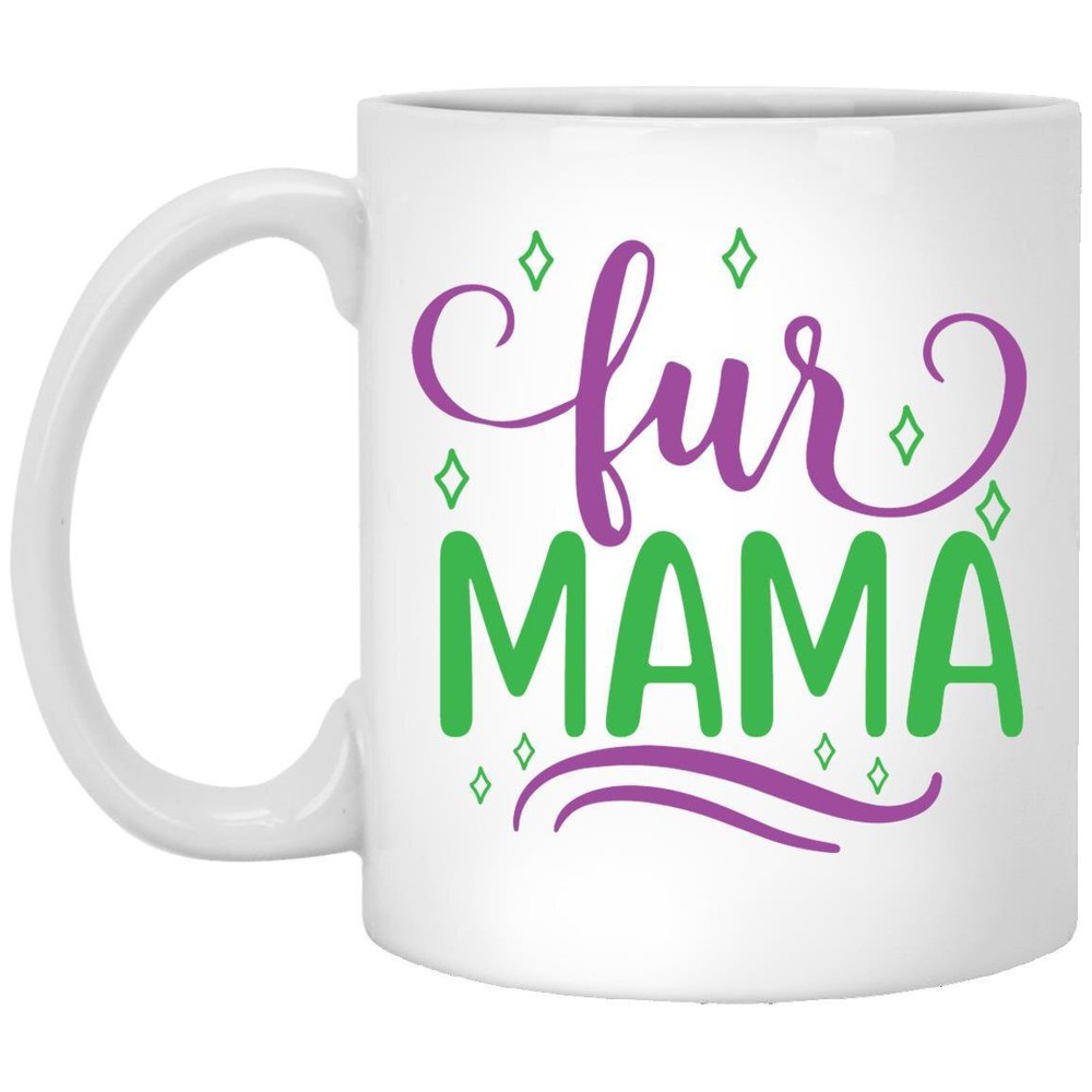 Cat Lover Coffee Mug Fur Mama  Coffee Mugs Gift For Cat Owners Coffee Cup For