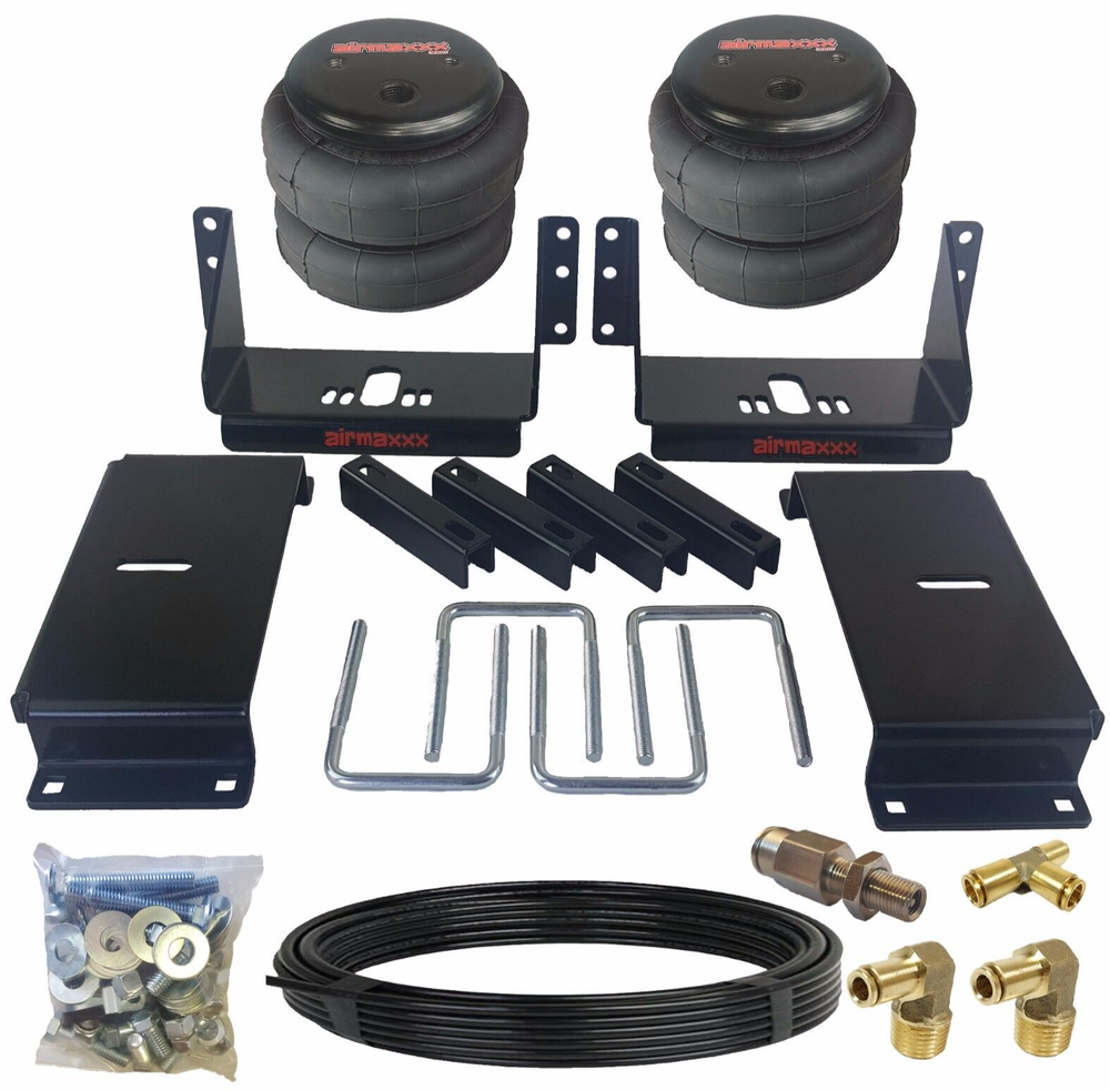 Air Helper Spring Suspension Over Load Tow Kit Fits 1980-1997 Ford F350 Truck