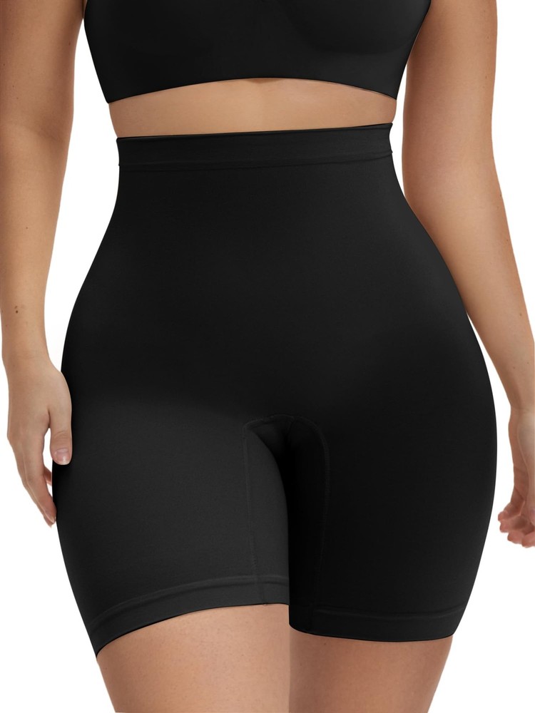 High Waisted Tummy Control Shapewear Shorts for Women Thigh Slimming