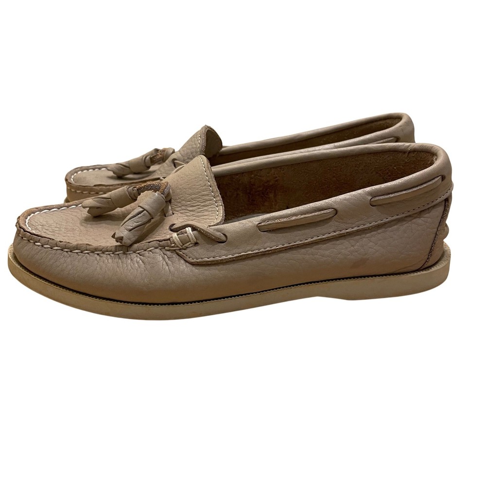 Sea Bowld Leather Boat Shoes Tassel Loafers Comfort Casual Size 7.5