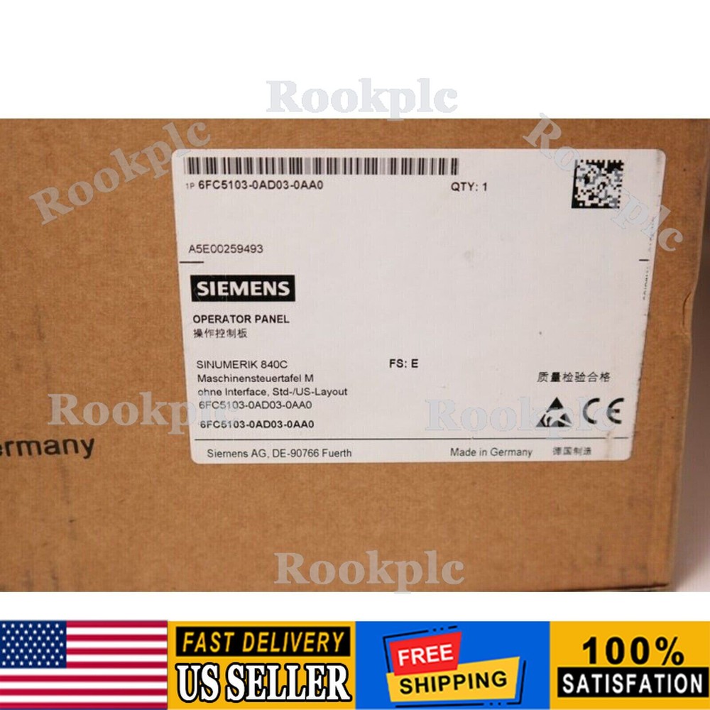New Siemens 6FC5103-0AD03-0AA0 840C/840CE control panel 6FC5 103-0AD03-0AA0