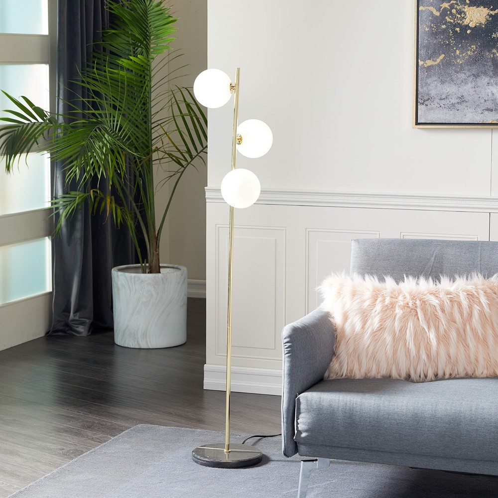 CosmoLiving by Cosmopolitan Metal Solid Floor Lamp, 11