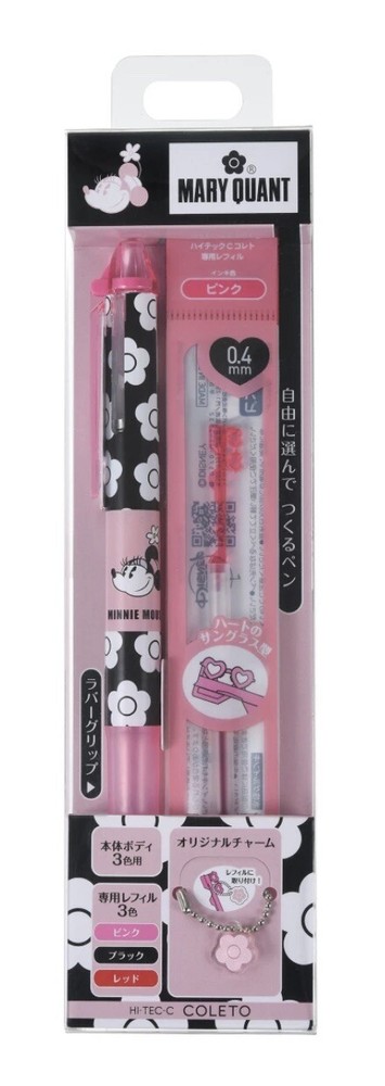 MARY QUANT Minnie Hi-Tec C Coleto 0.4 water-based gel ink with charm