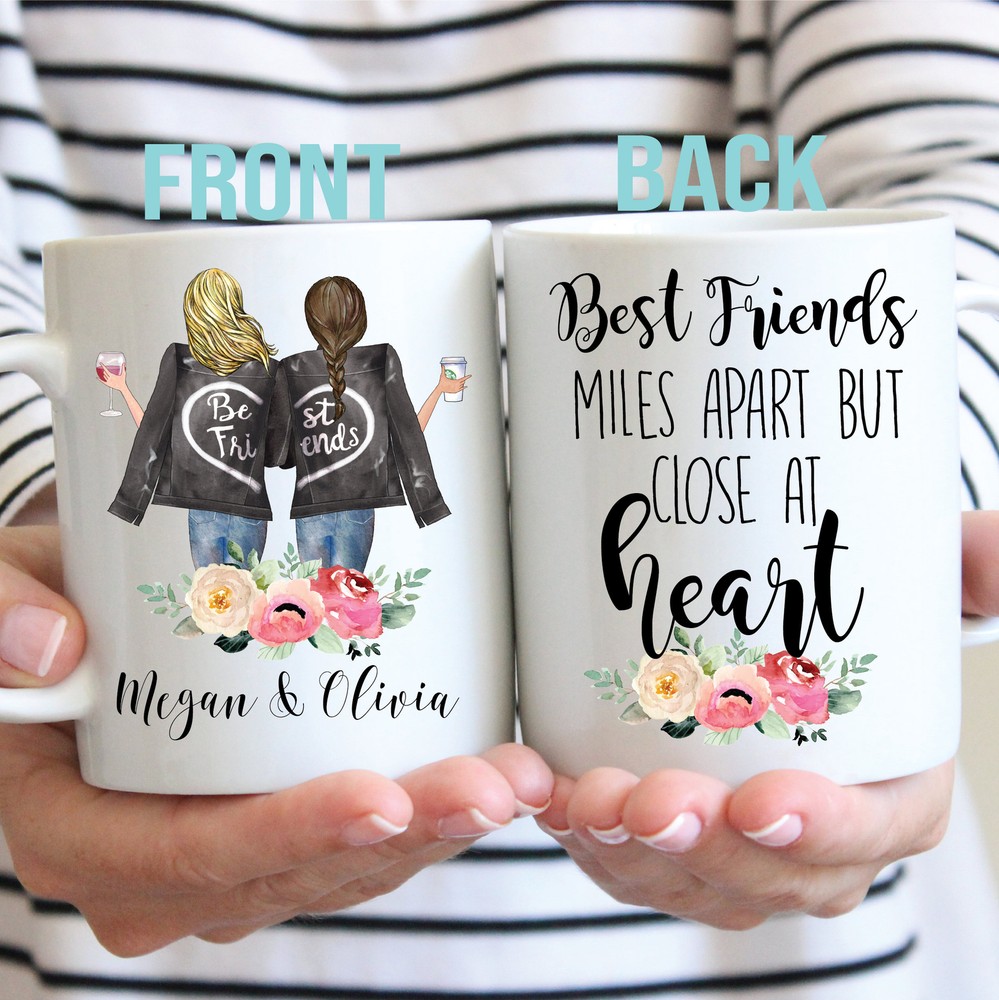 Custom Best Friend Gift Custom Bff Mug Moving Away Gift Long Distance Friend
