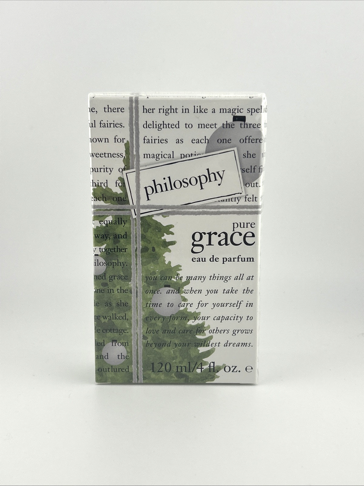 Philosophy Pure Grace Eau de Parfum 4oz/120ml Sealed Christmas Edition Fragrance