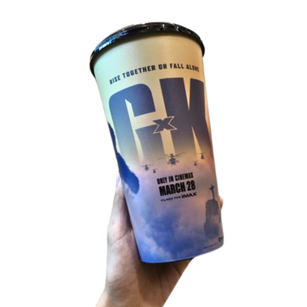 Godzilla x Kong The New Empire Plastic Cup Movie 2024 Collectible Cinema 44oz