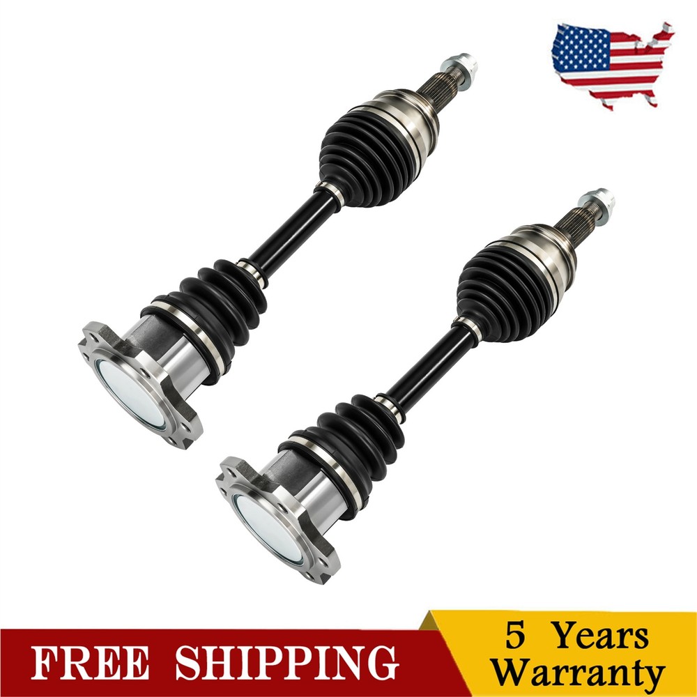 Front CV Axles For Silverado Sierra Suburban Tahoe Yukon 1500 K1500 4x4 6-lug
