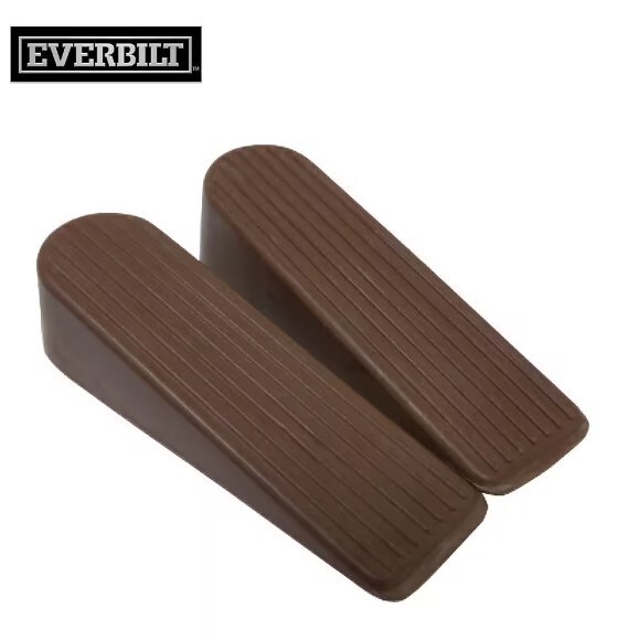 Brown Rubber Door Stops (2 per Pack) Free Shipping