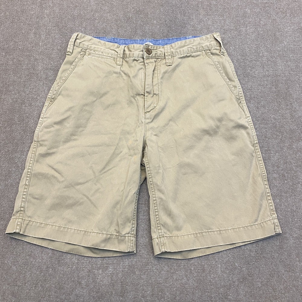 Polo Ralph Lauren Shorts Mens 30 Beige Chino Flat Front Casual Pony Logo Preppy