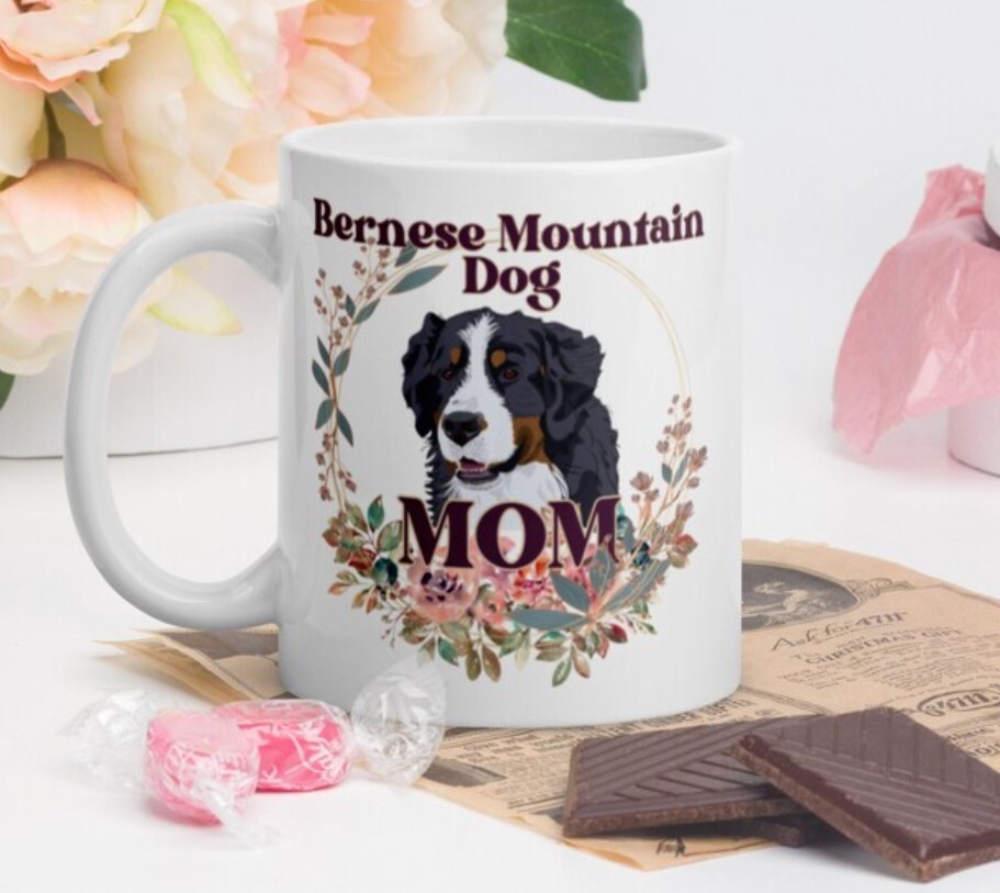Christmas Gift Bernese Mountain Mom Coffee Mug 11OZ