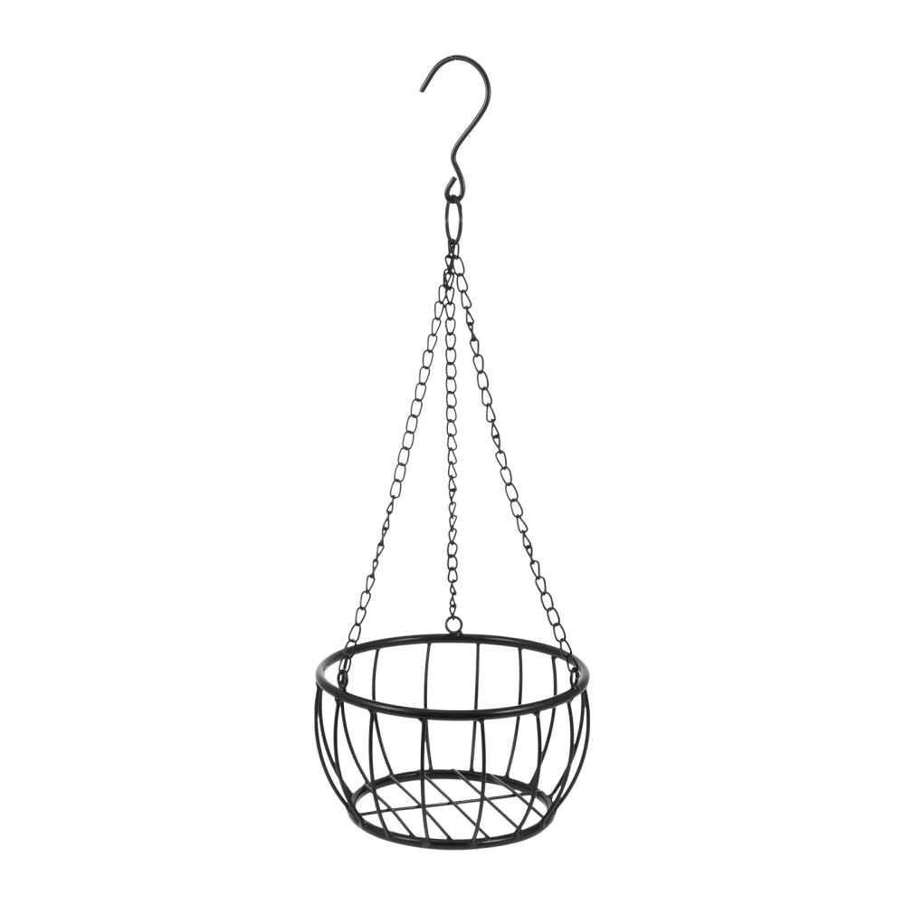 Garden Flowerpot Basket Balcony Hanging Flowerpots Planters Wicker Baskets