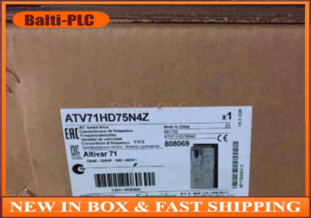 NEW SCHNEIDER ATV71HD75N4Z Inverter 75KW 100HP
