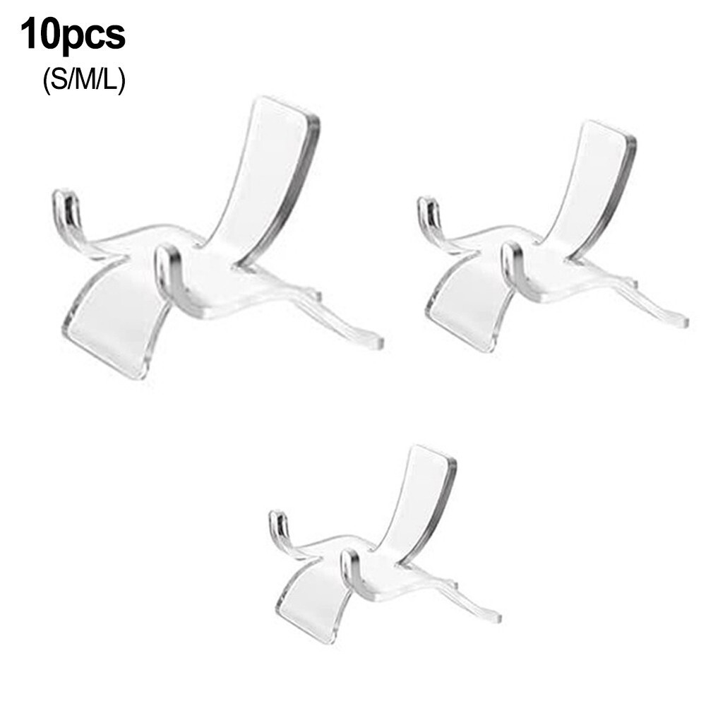 10* Acrylic Specimen Geodes Supporting Base Mineral-Stand Display Holder Easel