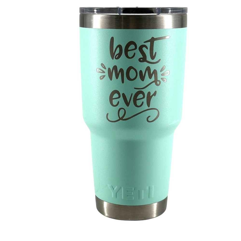 YETI Rambler 30 oz Insulated Tumbler with Best Mom Ever Lid