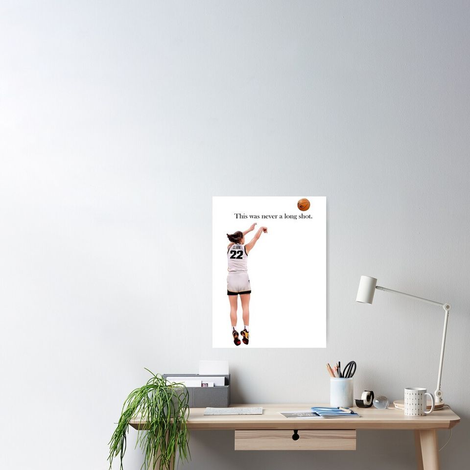 New Caitlin Clark This Was Never A Long Shot Posters Trendy Wall Art (NO FRAME)