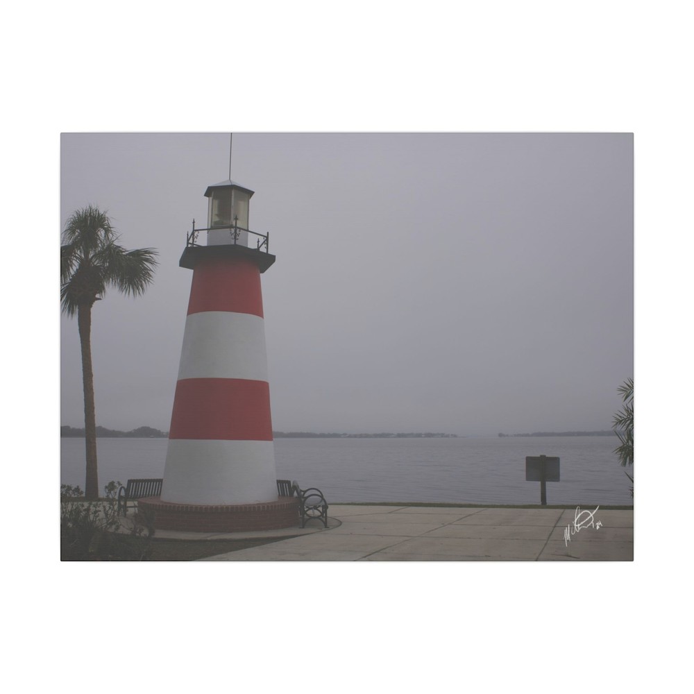 Canvas Print, Mt Dora Lighthouse on the Lake, Wall Art, Home Decor, Gift for