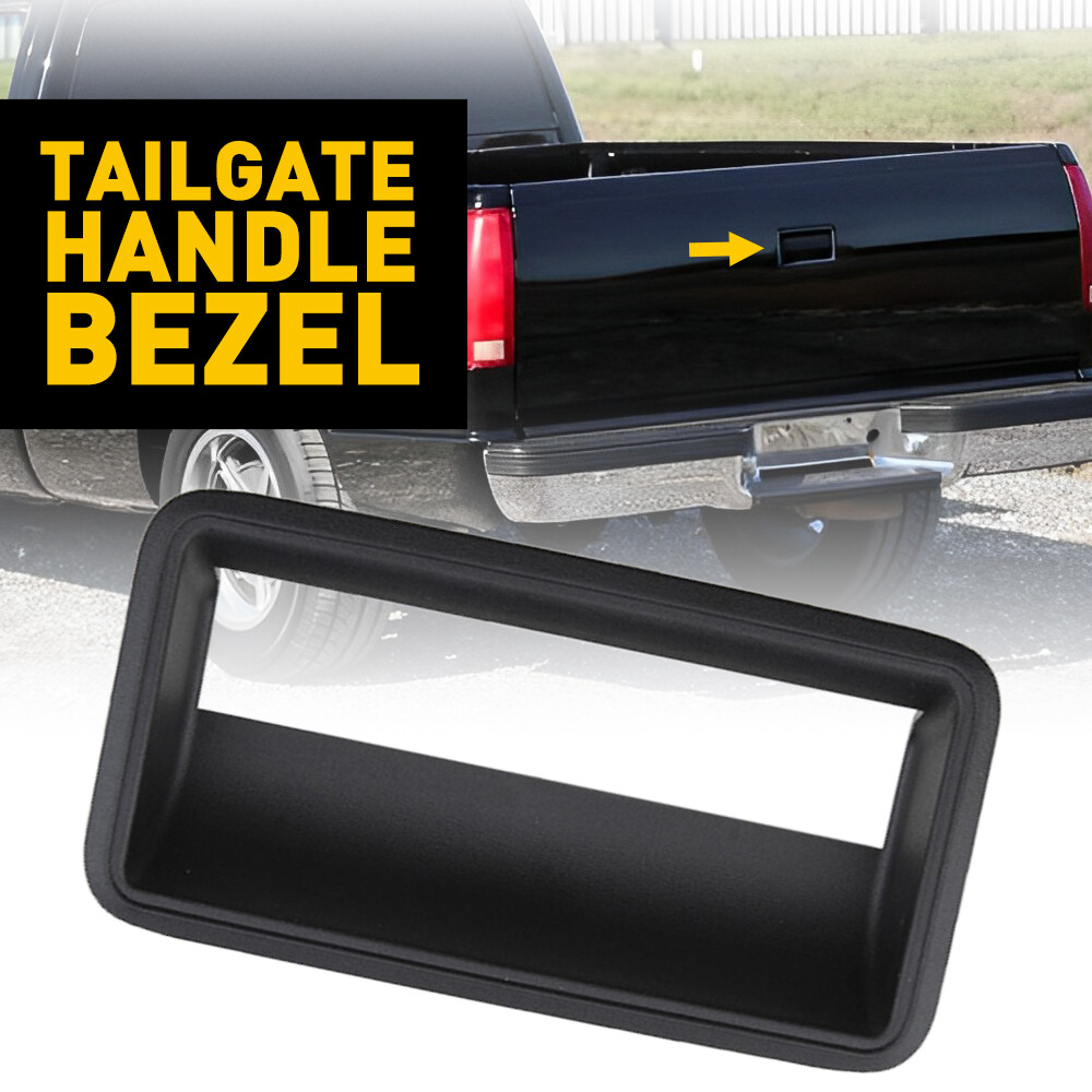 Black Tailgate Handle Bezel for Chevy CK 1500 2500 3500 Pickup Trucks