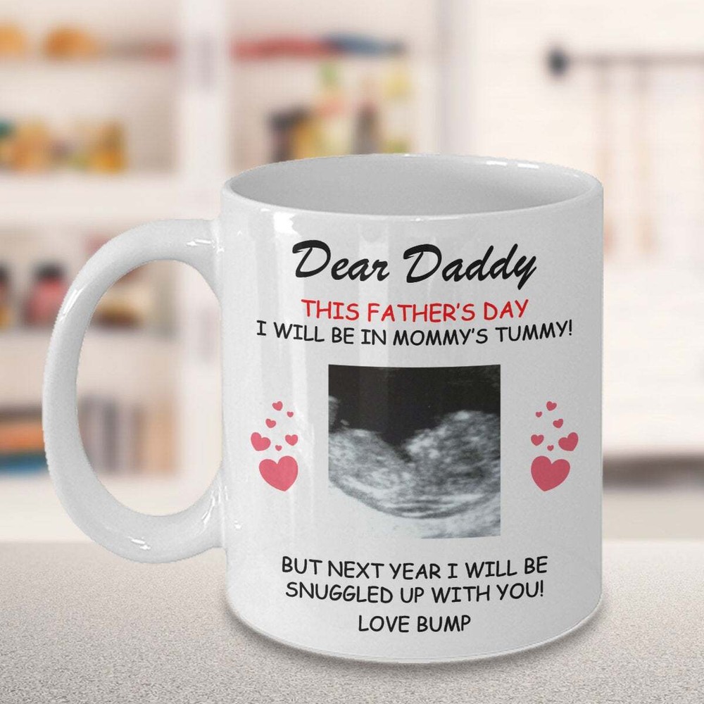 Personalized Fathers Day Gift From Bump Mommy's Tummy Custom Gift For Daddy Best