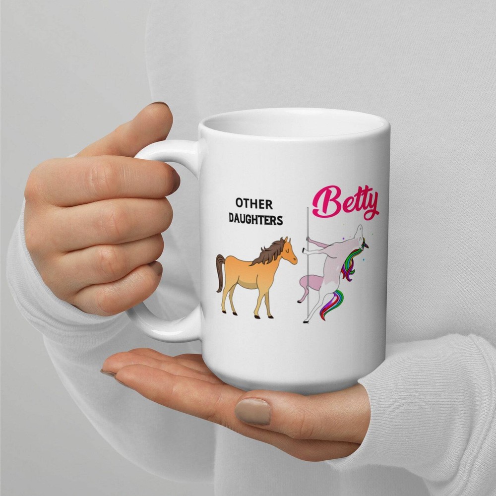 Personalized Mug Gifts For Daughter Custom Name Unicorn Tea Coffee Mug