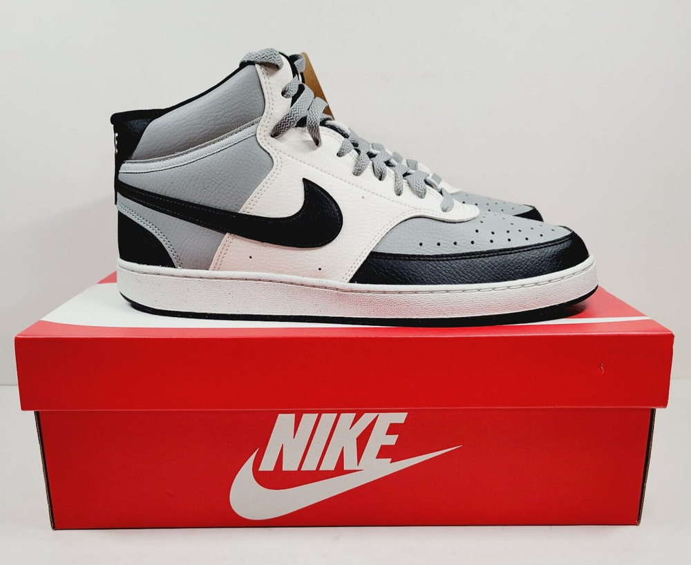 Nike Court Vision Next Nature Mid Shoes Mens 11.5 Smoke Grey Sail DN3577-002