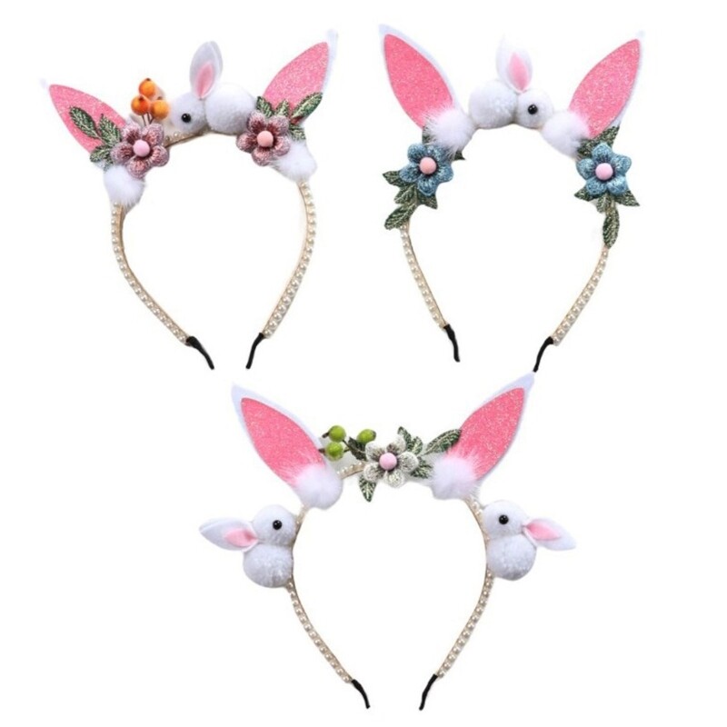 Bunny Ear Headband Rabbit Ears Easter Party Costume Accessory