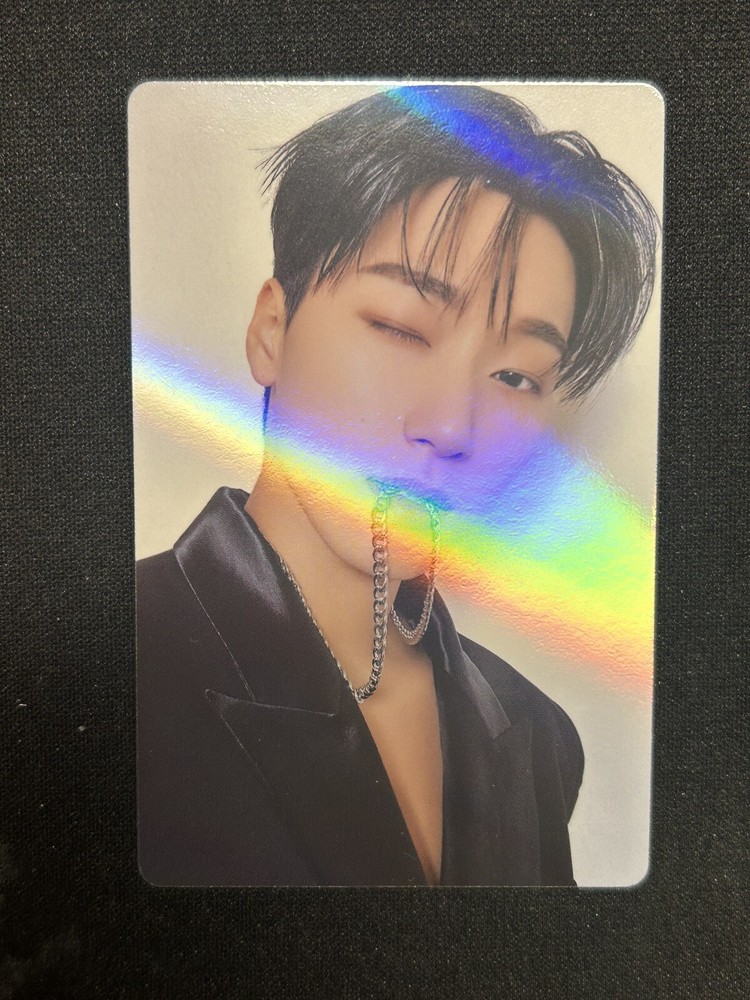 ATEEZ SAN GOLDEN HOUR PART 2 PHOTOCARD HELLO82 EXCLUSIVE CHAIN US SELLER