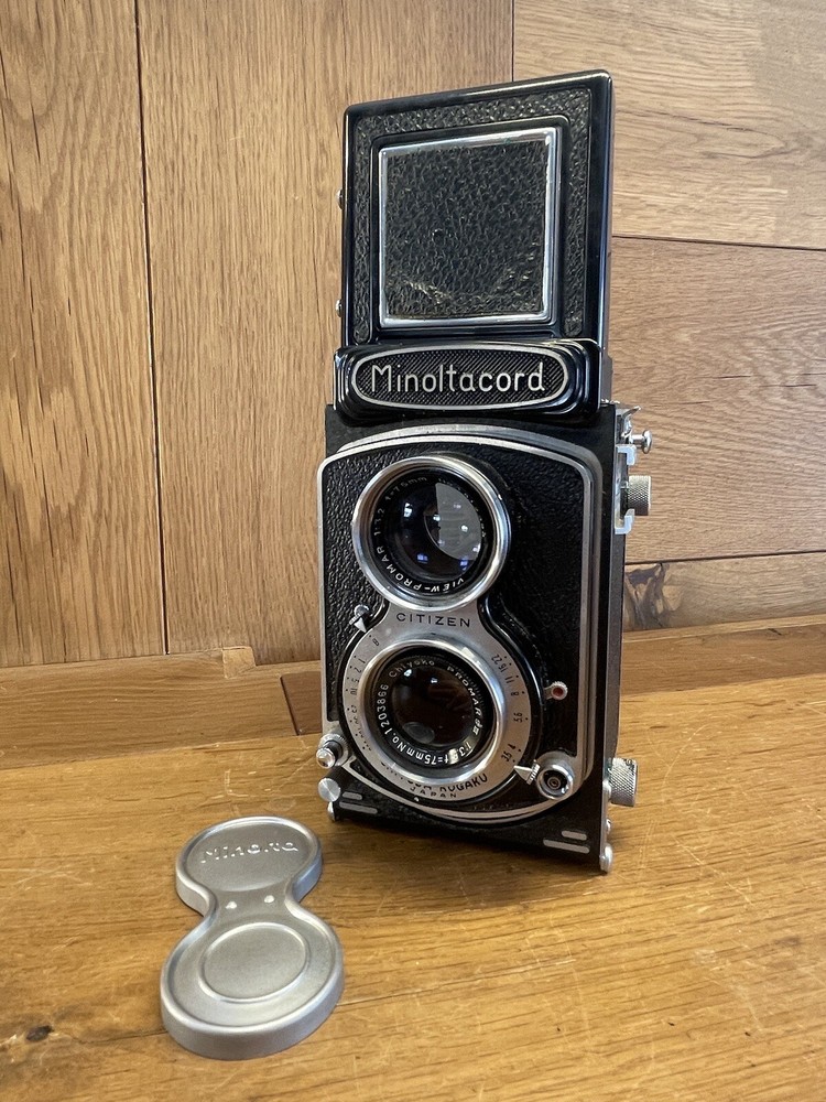 *Almost Mint* Minolta Minoltacord TLR Film Camera Promar SIII Lens From Japan