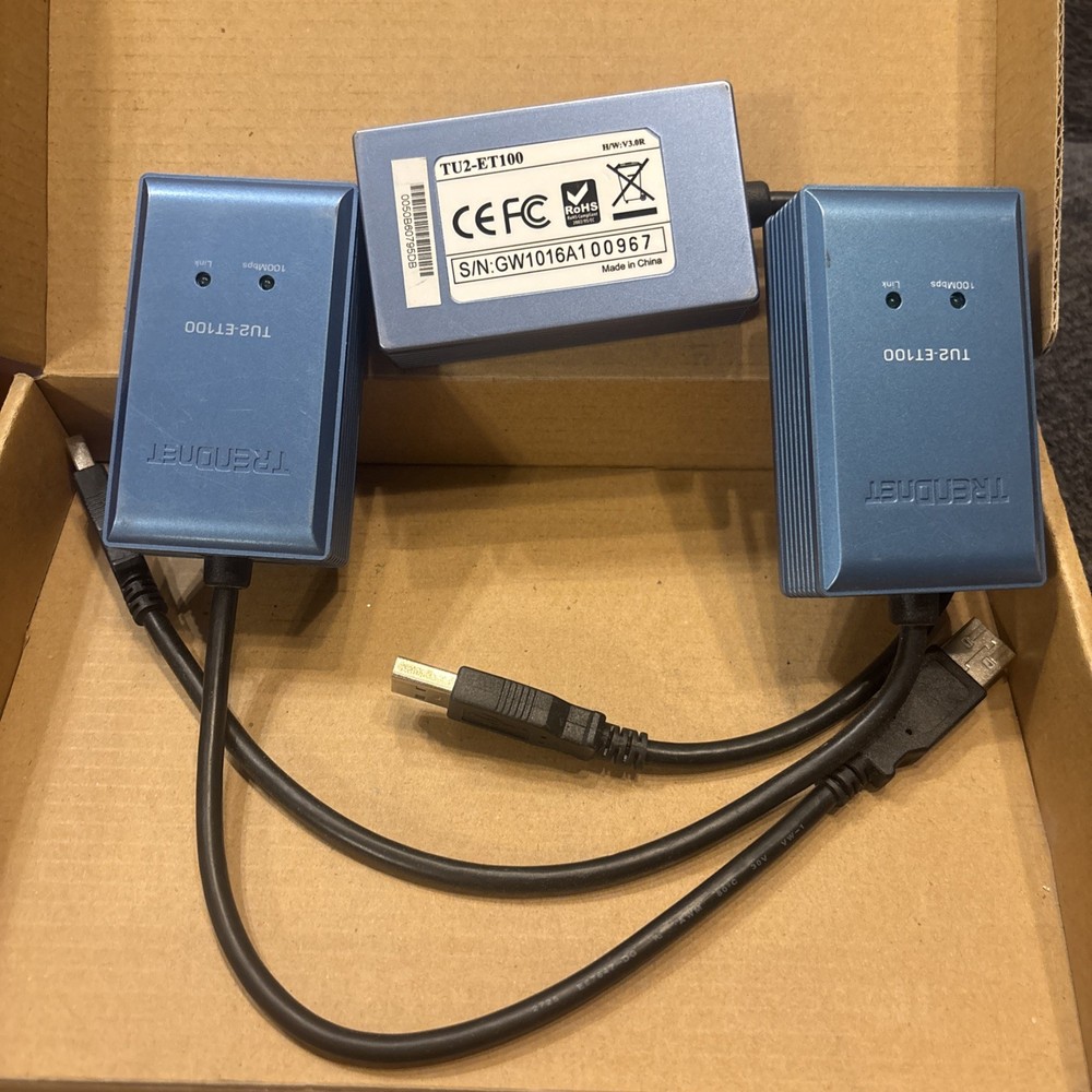 Trendnet TU2-ET100 3-Pack USB 10/100 Mbps Fast Ethernet Adapters