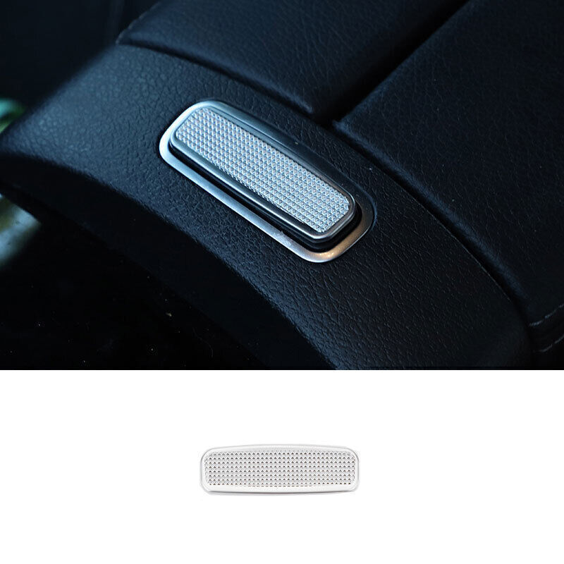Silver Alloy Console Armrest Box Button Cover For Benz GLB 200 250 35 2020-2023