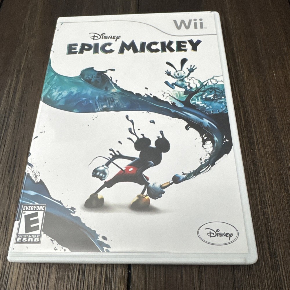 Disney Epic Mickey Nintendo Wii Complete CIB W/manual. Tested! Ships Fast