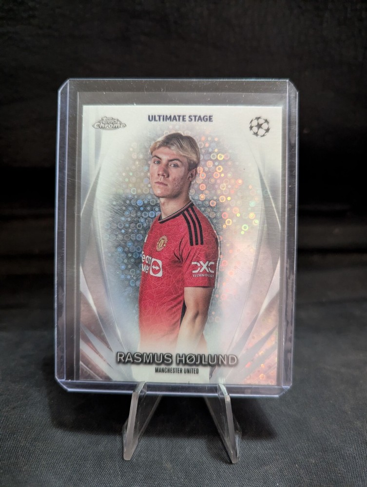 Rasmus Hojlund 2023 - 2024 Topps Chrome UCC Ultimate Stage