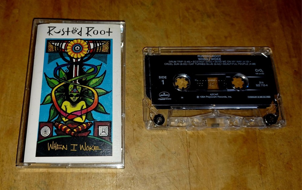 Rusted Root When I Woke 1994 Acoustic Rock World Music Vintage Cassette Tape