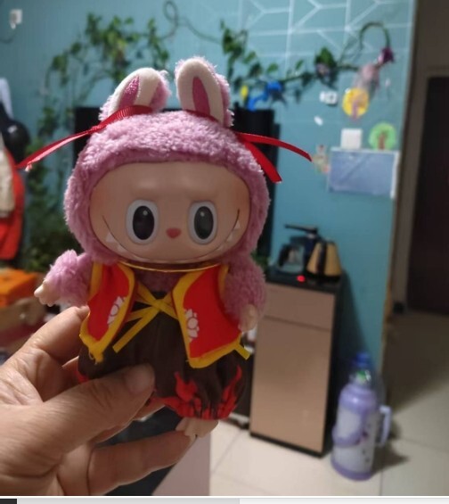 New POP MART LABUBU The Monsters Plush Doll Nezha Replacing Clothes Set(No Doll)