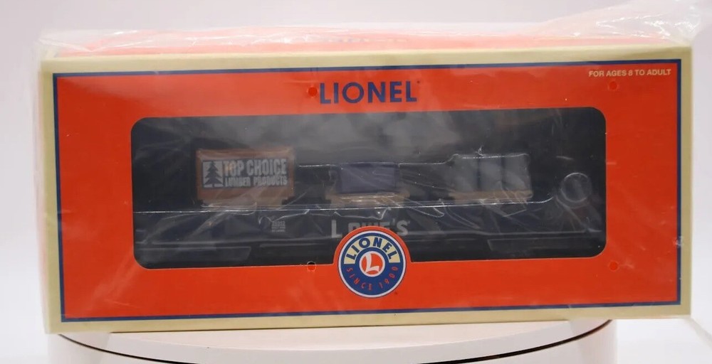 Lionel 6-26352 Jimmie Johnson NASCAR #48 Lowe’s Flatcar Train with Load Sealed
