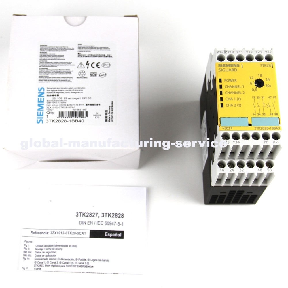 New In Box SIEMENS 3TK2828-1BB40 Safety Relay