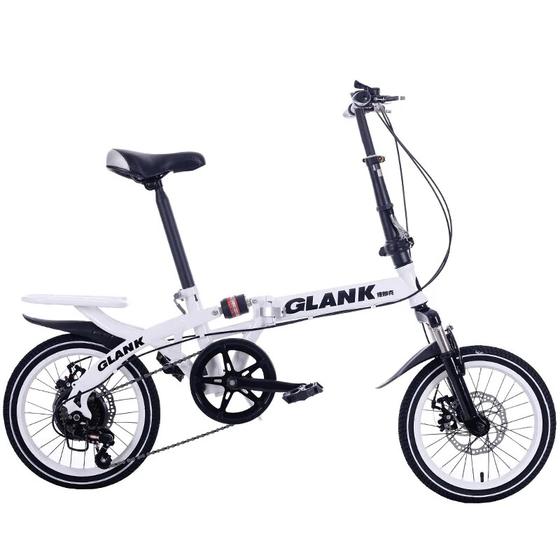 New Folding Bicycle Variable Speed Disc Brake Bike Damping Urban Cycling Commute