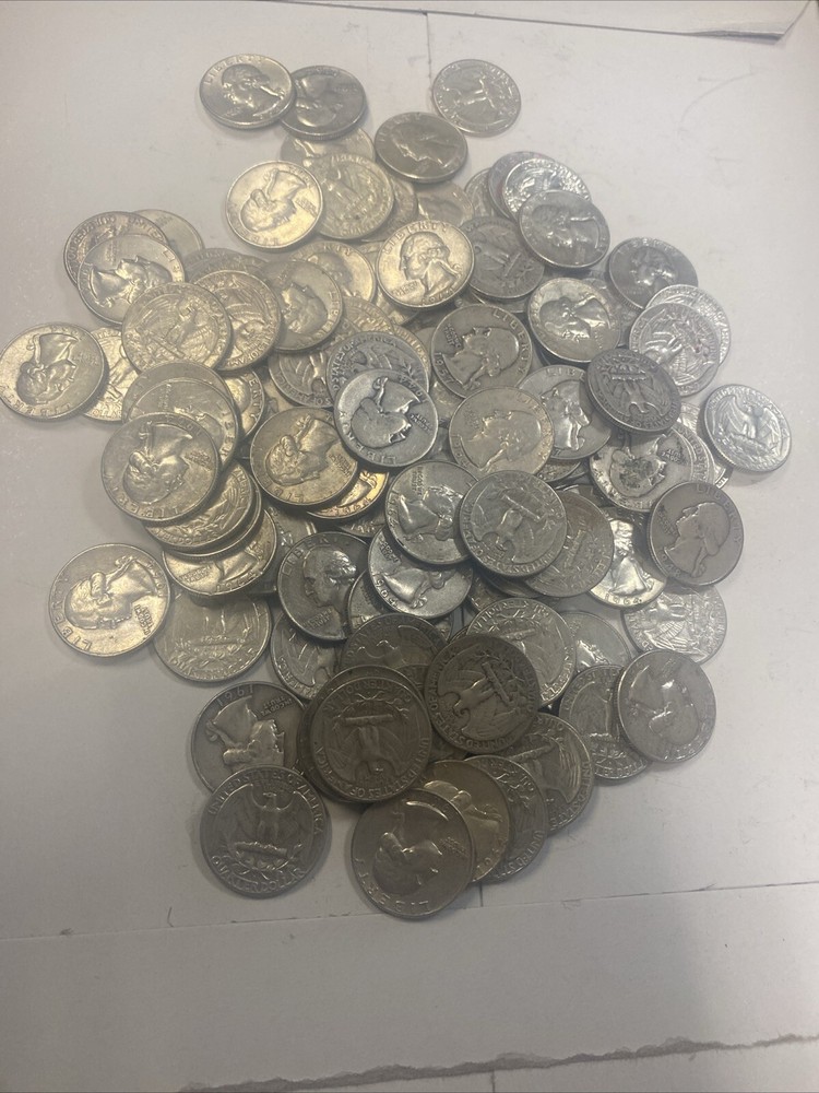 3 COINS FOR $18 Pre 1965 Washington Quarters 90% Silver