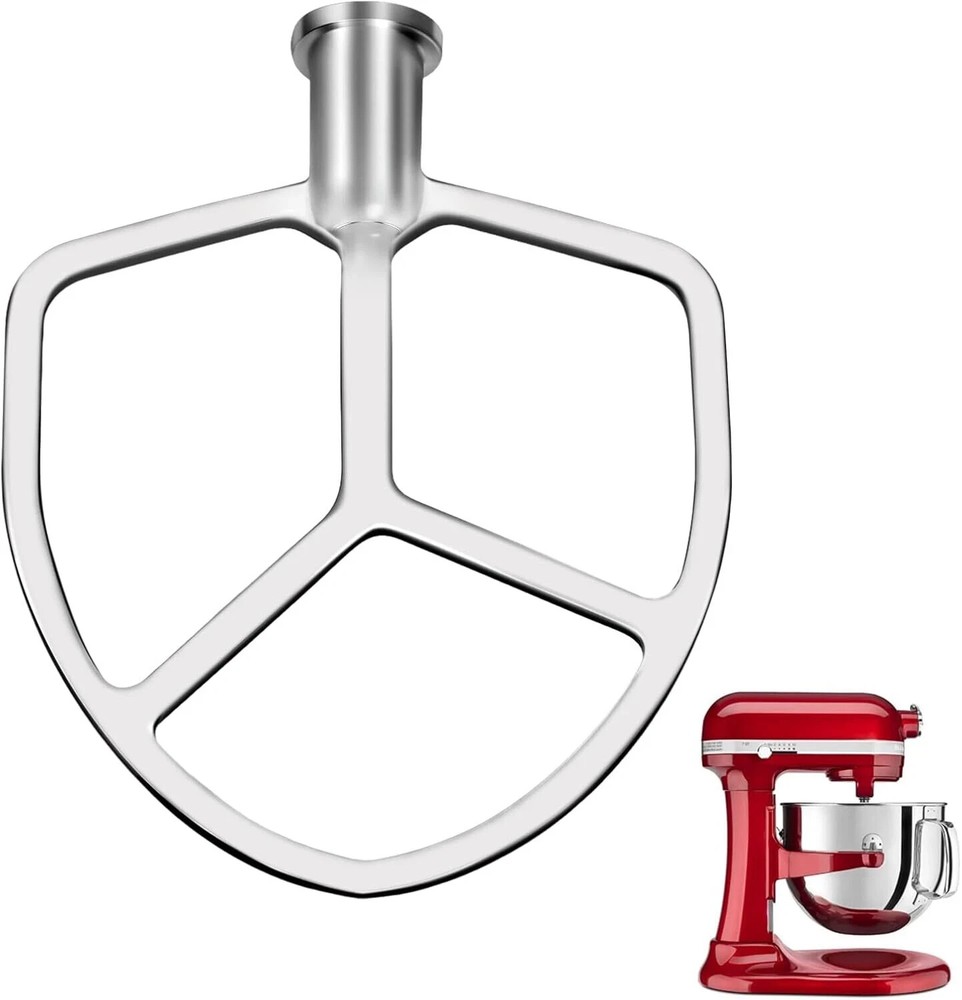 6 Qt Stainless Steel Flat Beater for KitchenAid Pro 600 Mixer