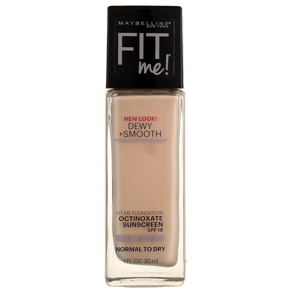 5-Pack Maybelline Fit Me Fair Porcelain 102 SPF 18 Foundation