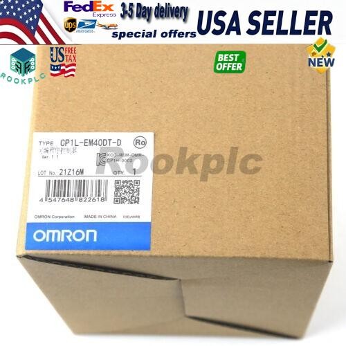 New Omron CP1L-EM40DT-D PLC Module CP1LEM40DTD In Box Fast Shipping
