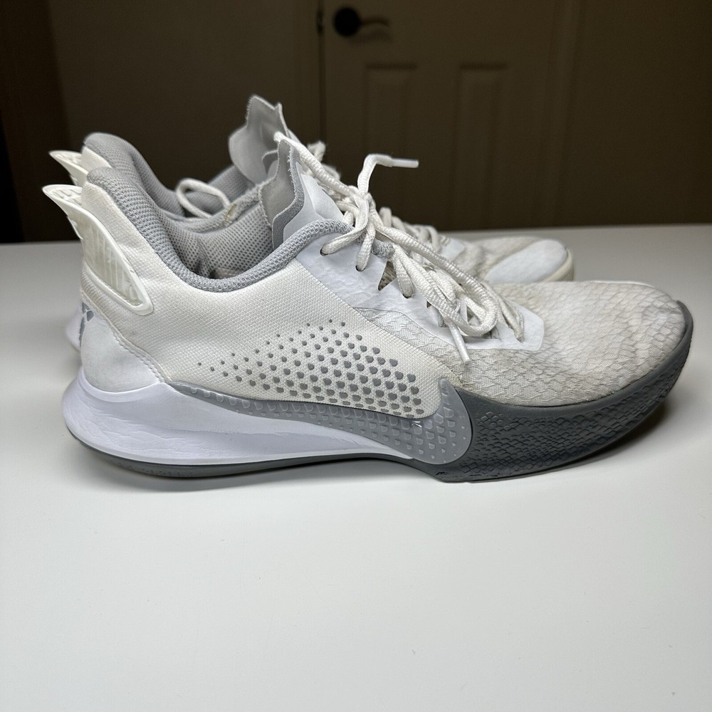 Nike Kobe Bryant Mamba Fury White Wolf Grey Platinum CK2087-100 Men's Size 9