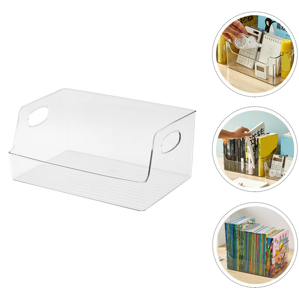 Classroom Book Bins Organizing Case Trash Can with Lid Office