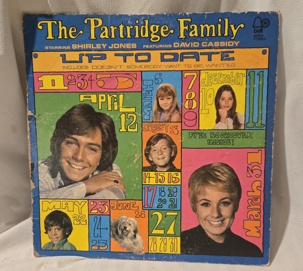 The Partridge Family, Up To Date, Vinyl Album, 1971, Bell Records Pre Owned