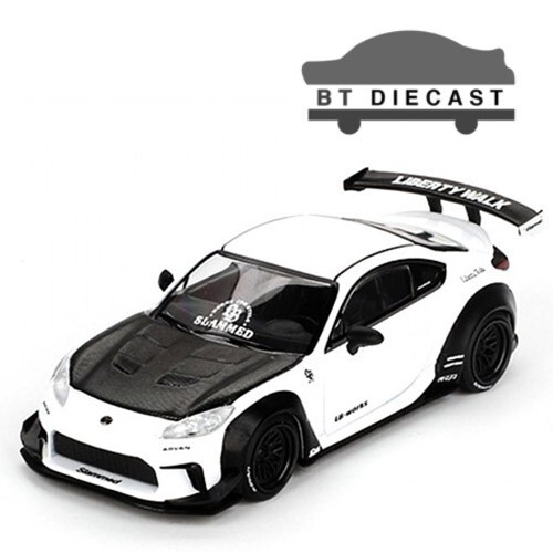 MINI GT LB NATION TOYOTA GR86 1/64 LBWK LIBERTY WALK LB WORKS WHITE MGT00769