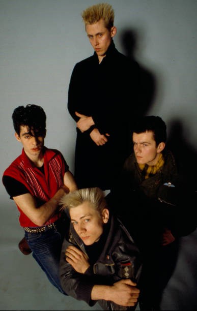 British post punk band Theatre of Hate in a posed portrait circa 1980 Old Photo