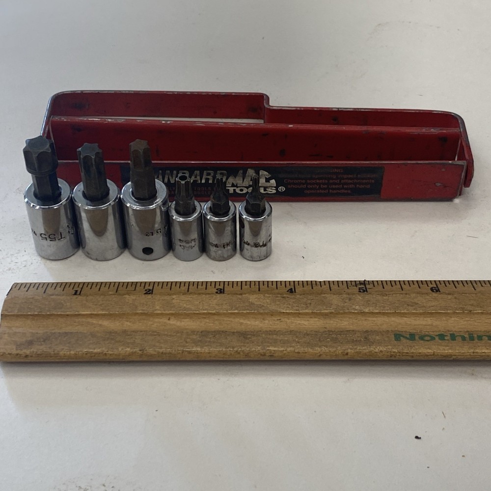 Mac Tools  6pc Torx Socket Set T8 - T5,  1/4